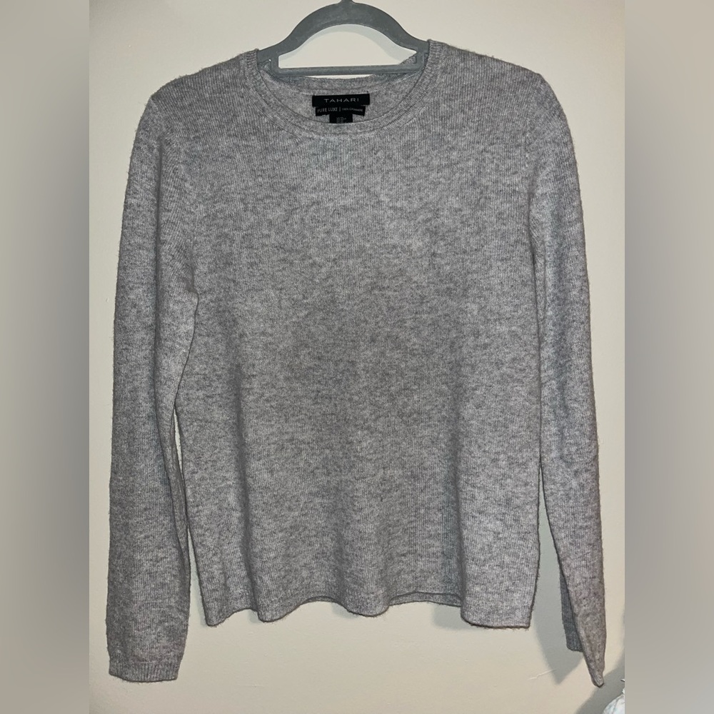 Grey cashmere sweater